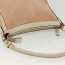 GUCCI GG Canvas Shoulder Bag Pink Gold 146244 Auth 139270-6