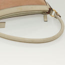 GUCCI GG Canvas Shoulder Bag Pink Gold 146244 Auth 139270-7