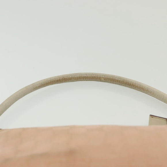 GUCCI GG Canvas Shoulder Bag Pink Gold 146244 Auth 139270