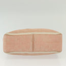 GUCCI GG Canvas Shoulder Bag Pink Gold 146244 Auth 139270-9