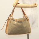 GUCCI Tote Bag Canvas Beige 109133 Auth 139271-21