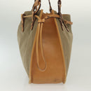 GUCCI Tote Bag Canvas Beige 109133 Auth 139271-4