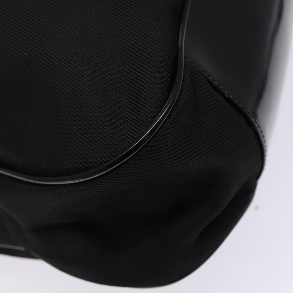 GUCCI Bamboo Shoulder Bag Canvas 2way Black Silver 001 2123 1577 Auth 139274