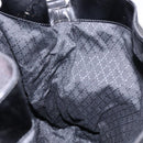 GUCCI Bamboo Shoulder Bag Canvas 2way Black Silver 001 2123 1577 Auth 139274-18