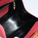 Salvatore Ferragamo Gancini Shoulder Bag Leather Pink Gold Auth 139275-18