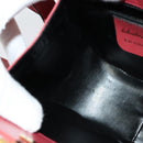 Salvatore Ferragamo Gancini Shoulder Bag Leather Pink Gold Auth 139275-19