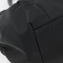 Salvatore Ferragamo Vala Hand Bag Nylon Black Silver Auth 139278-16