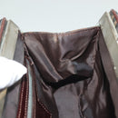 FENDI Zucca Canvas Hand Bag Black Brown Auth 139279-20