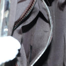 FENDI Zucca Canvas Hand Bag Black Brown Auth 139279-22