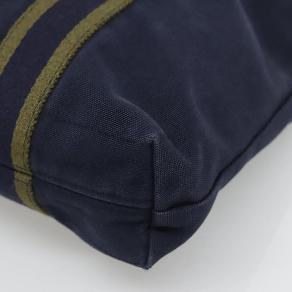 HERMES Fourre Tout Cabas Tote Bag Canvas Navy Auth 139285