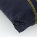HERMES Fourre Tout Cabas Tote Bag Canvas Navy Auth 139285-16