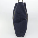 HERMES Fourre Tout Cabas Tote Bag Canvas Navy Auth 139285-4