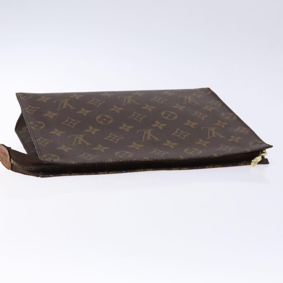 LOUIS VUITTON Monogram Poche Toilette 26 Pouch M47542 LV Auth 139292