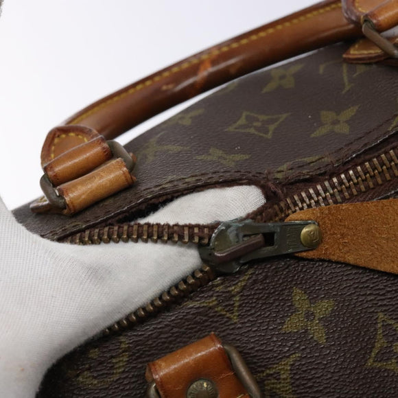 LOUIS VUITTON Monogram Speedy 35 Hand Bag M41524 LV Auth 139298