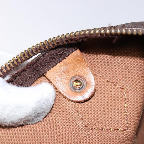 LOUIS VUITTON Monogram Speedy 35 Hand Bag M41524 LV Auth 139298