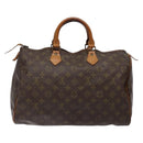 LOUIS VUITTON Monogram Speedy 35 Hand Bag M41524 LV Auth 139298-2
