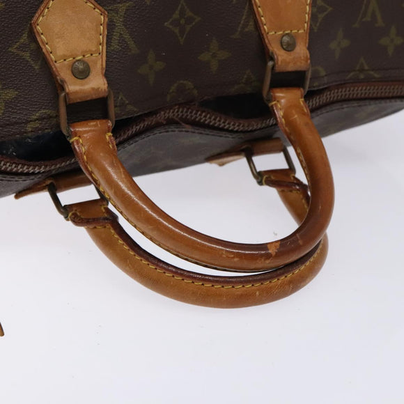 LOUIS VUITTON Monogram Speedy 35 Hand Bag M41524 LV Auth 139298