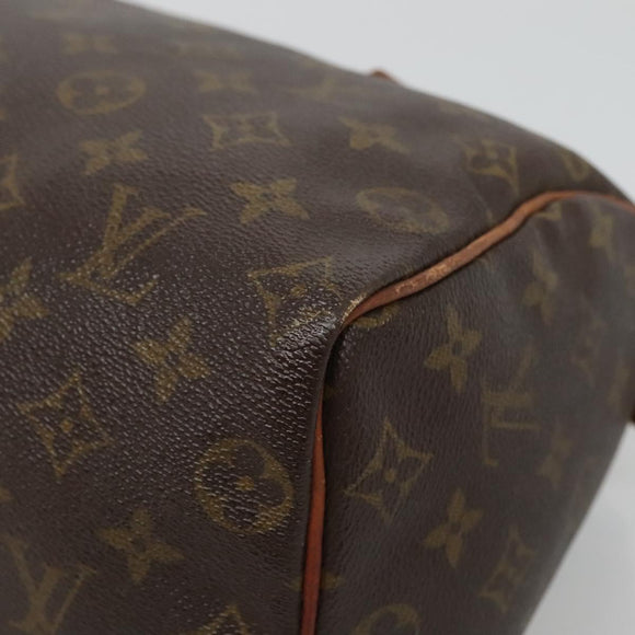 LOUIS VUITTON Monogram Speedy 25 Hand Bag M41528 LV Auth 139299