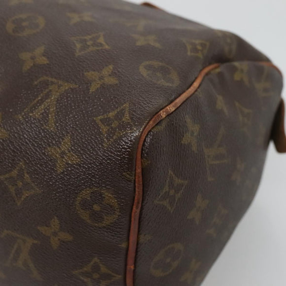 LOUIS VUITTON Monogram Speedy 25 Hand Bag M41528 LV Auth 139299