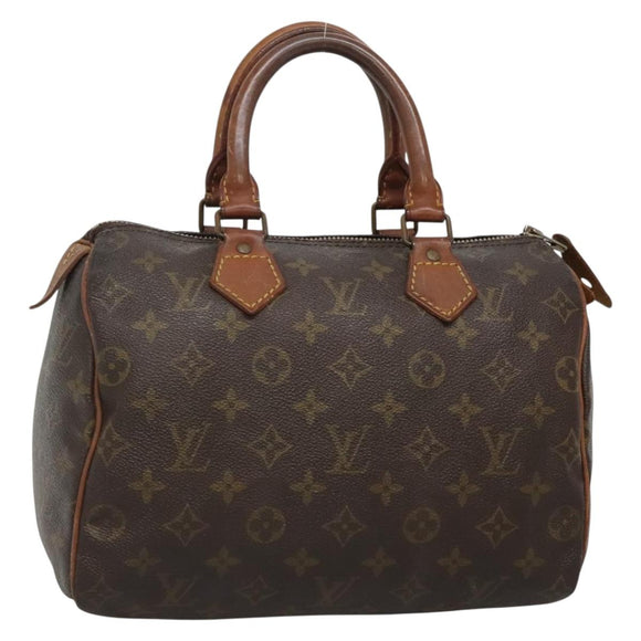 LOUIS VUITTON Monogram Speedy 25 Hand Bag M41528 LV Auth 139299