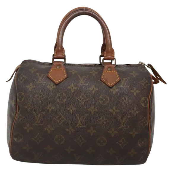 LOUIS VUITTON Monogram Speedy 25 Hand Bag M41528 LV Auth 139299