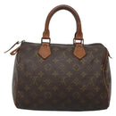 LOUIS VUITTON Monogram Speedy 25 Hand Bag M41528 LV Auth 139299-2