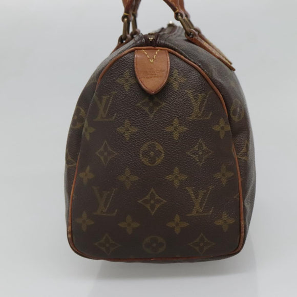 LOUIS VUITTON Monogram Speedy 25 Hand Bag M41528 LV Auth 139299