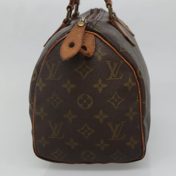 LOUIS VUITTON Monogram Speedy 25 Hand Bag M41528 LV Auth 139299