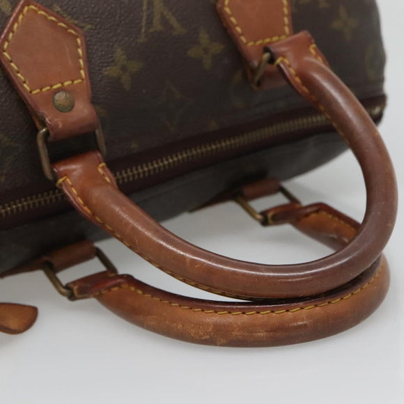 LOUIS VUITTON Monogram Speedy 25 Hand Bag M41528 LV Auth 139299