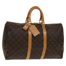 LOUIS VUITTON Monogram Keepall 45 Boston Bag M41428 LV Auth 139301-1