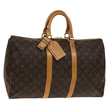 LOUIS VUITTON Monogram Keepall 45 Boston Bag M41428 LV Auth 139301