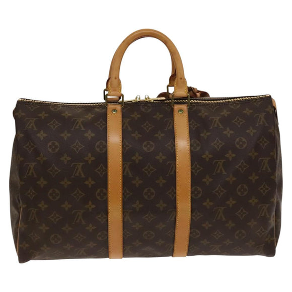 LOUIS VUITTON Monogram Keepall 45 Boston Bag M41428 LV Auth 139301