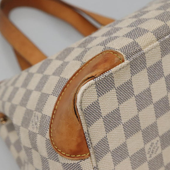 LOUIS VUITTON Damier Azur Hampstead PM Tote Bag N51207 LV Auth 139302