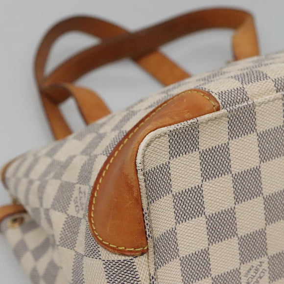 LOUIS VUITTON Damier Azur Hampstead PM Tote Bag N51207 LV Auth 139302