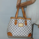 LOUIS VUITTON Damier Azur Hampstead PM Tote Bag N51207 LV Auth 139302-20