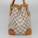 LOUIS VUITTON Damier Azur Hampstead PM Tote Bag N51207 LV Auth 139302-3