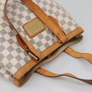 LOUIS VUITTON Damier Azur Hampstead PM Tote Bag N51207 LV Auth 139302-6