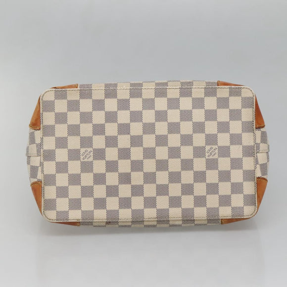 LOUIS VUITTON Damier Azur Hampstead PM Tote Bag N51207 LV Auth 139302