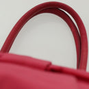 PRADA Hand Bag Nylon Pink Gold Auth 139304-8