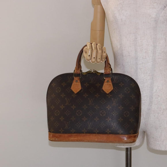 LOUIS VUITTON Monogram Alma Hand Bag M51130 LV Auth 139312