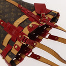 LOUIS VUITTON Monogram Ruby Neo Bucket Tote Bag Red M95613 LV Auth 139320-6