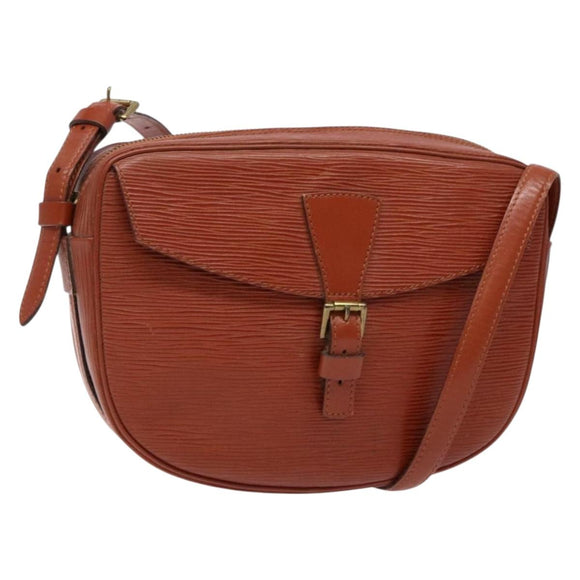 LOUIS VUITTON Epi Jeune FilleMM Shoulder Bag Brown M52153 LV Auth 139321