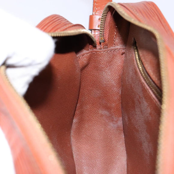 LOUIS VUITTON Epi Jeune FilleMM Shoulder Bag Brown M52153 LV Auth 139321