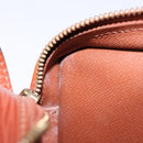 LOUIS VUITTON Epi Jeune FilleMM Shoulder Bag Brown M52153 LV Auth 139321-12