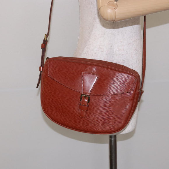 LOUIS VUITTON Epi Jeune FilleMM Shoulder Bag Brown M52153 LV Auth 139321