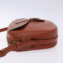 LOUIS VUITTON Epi Jeune FilleMM Shoulder Bag Brown M52153 LV Auth 139321-4