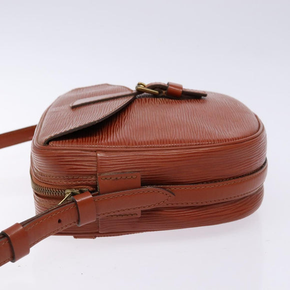 LOUIS VUITTON Epi Jeune FilleMM Shoulder Bag Brown M52153 LV Auth 139321