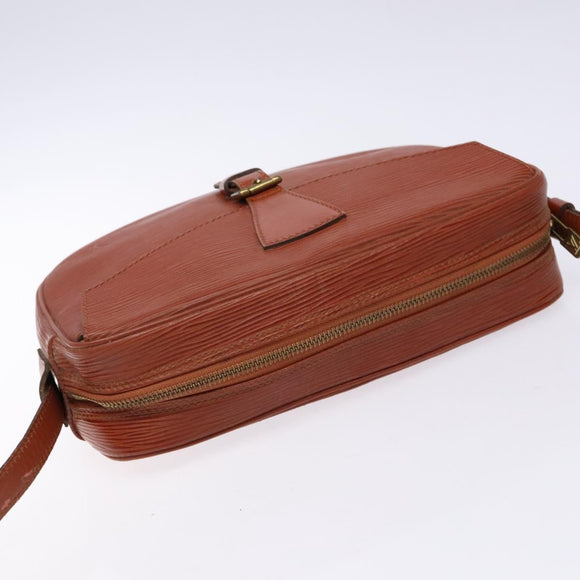 LOUIS VUITTON Epi Jeune FilleMM Shoulder Bag Brown M52153 LV Auth 139321