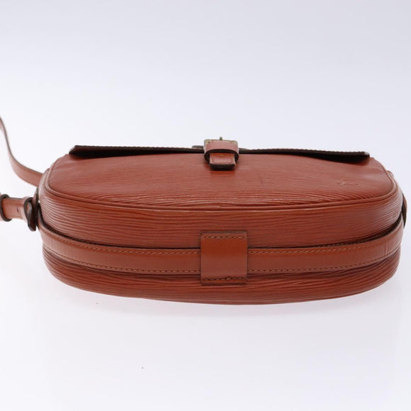 LOUIS VUITTON Epi Jeune FilleMM Shoulder Bag Brown M52153 LV Auth 139321