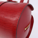 LOUIS VUITTON Epi Soufflot Hand Bag Red M52227 LV Auth 139322-14